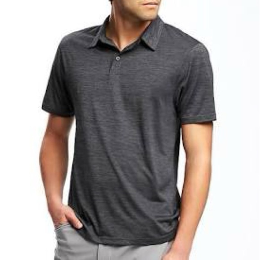 Men's Old Navy Black Active polo Shirt